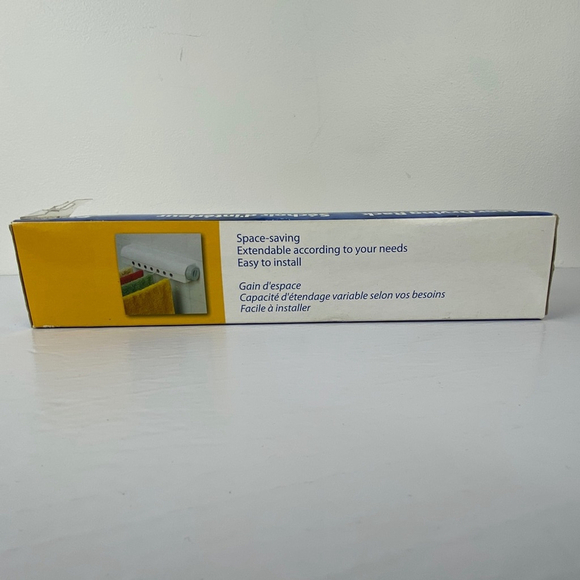 Indoor Clothes Drying Rack 4 Lines Space Saving Retractable Wall Mounted - Picture 2 of 6